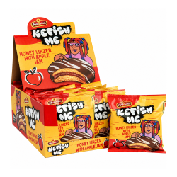 Medovina Medovinka Kefish Me Honey Linzer Apfelfüllung Black Box 16x65g | 1,04 kg Medovina Medovinka Kefish Me Honey Linzer mit Apfelfüllung Box 16x65g aus Bulgarien.