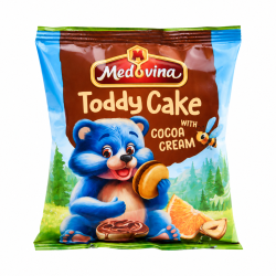 Medovina Medovinka Toddy Cake mit Kakaocreme aus Bulgarien.