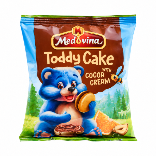 Medovina Medovinka Toddy Cake mit Kakaocreme aus Bulgarien.