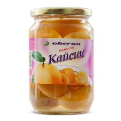 Oberon bulgarisches Aprikosen Kompott | 680 g Oberon bulgarisches Aprikosen Kompott aus Bulgarien.