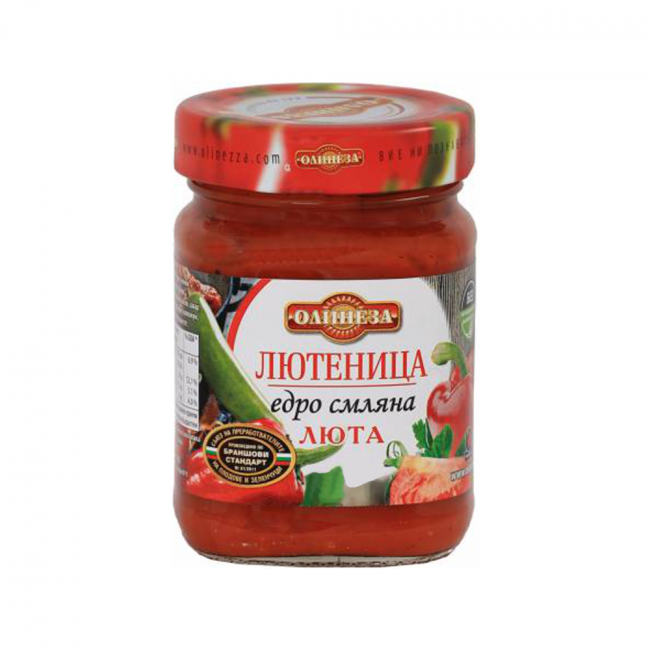 Olineza Domashna pikant Ljutenica grob | 260 g Bild 1 Olineza Domashna pikant Ljutenica grob aus Bulgarien.
