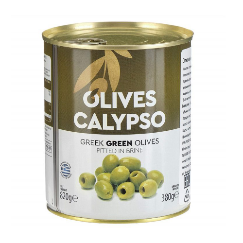 Olives Calypso Greek Green Olives Lemon & Pepper entsteint | 380 g Olives Calypso Greek Green Olives Lemon & Pepper entsteint aus Griechenland.