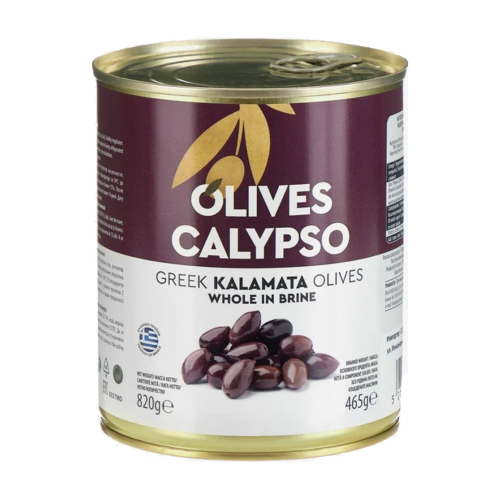 Olives Calypso Greek Kalamata Olives aus Griechenland.