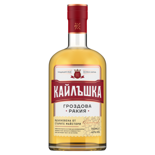 Peshtera Kailashka Grozdova Rakija aus Bulgarien.