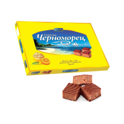 Pobeda Bonboni Chernomorets Orange Schoko Pralinen | 94 g Pobeda Bonboni Chernomorets Orange Schoko Pralinen aus Bulgarien.