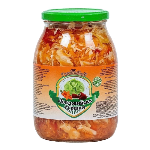 Popkiriloff bulgarischer Ovjia Salat J&auml;gersalat aus Bulgarien.