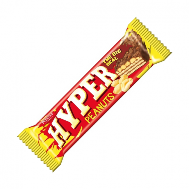 Prestige Hyper Schokowaffeln Peanuts | 50 g Bild 1 Prestige Hyper Schokowaffeln Peanuts 50g von Prestige96 aus Bulgarien.