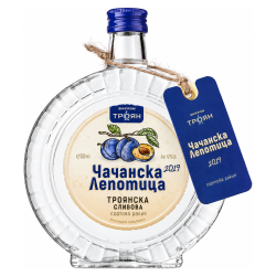 Troyanska Slivova Chachanska Lepotica Rakija | 0,5 l Troyanska Slivova Chachanska Lepotica Rakija aus Bulgarien.