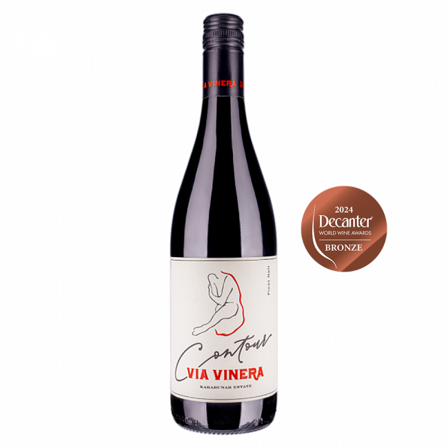 Via Vinera Contour Pinot Noir Rotwein aus Bulgarien.