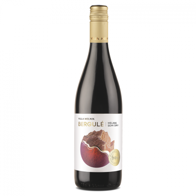 Villa Melnik Bergule Melnik Semi Dry Rotwein aus Bulgarien.
