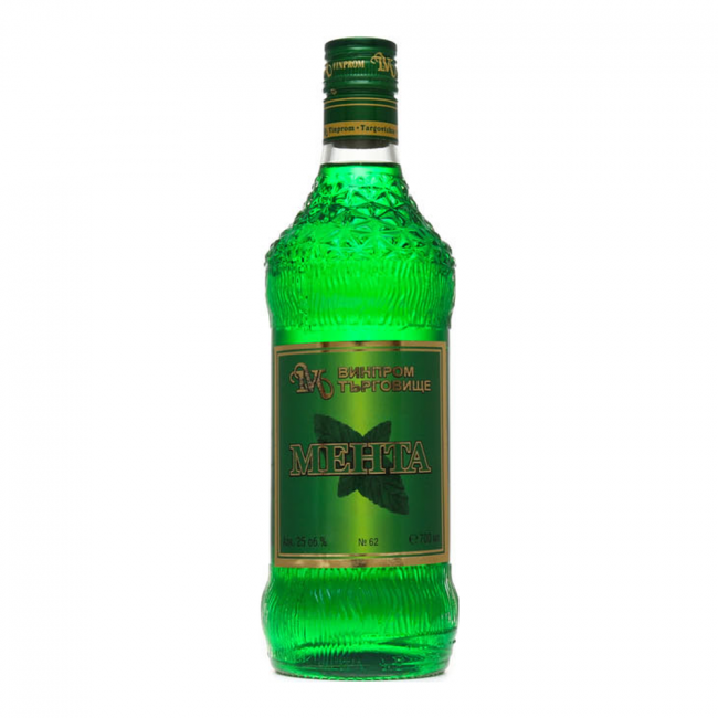 Targovishte Menta Pfefferminzlikör aus Bulgarien.