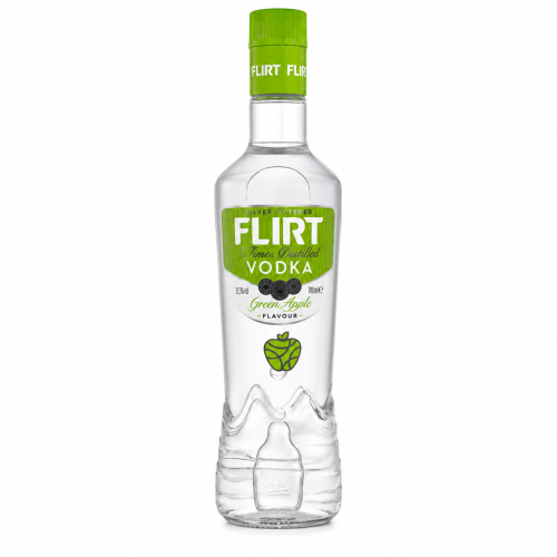 VP Brands Peshtera Flirt Vodka Green Apple aus Bulgarien.